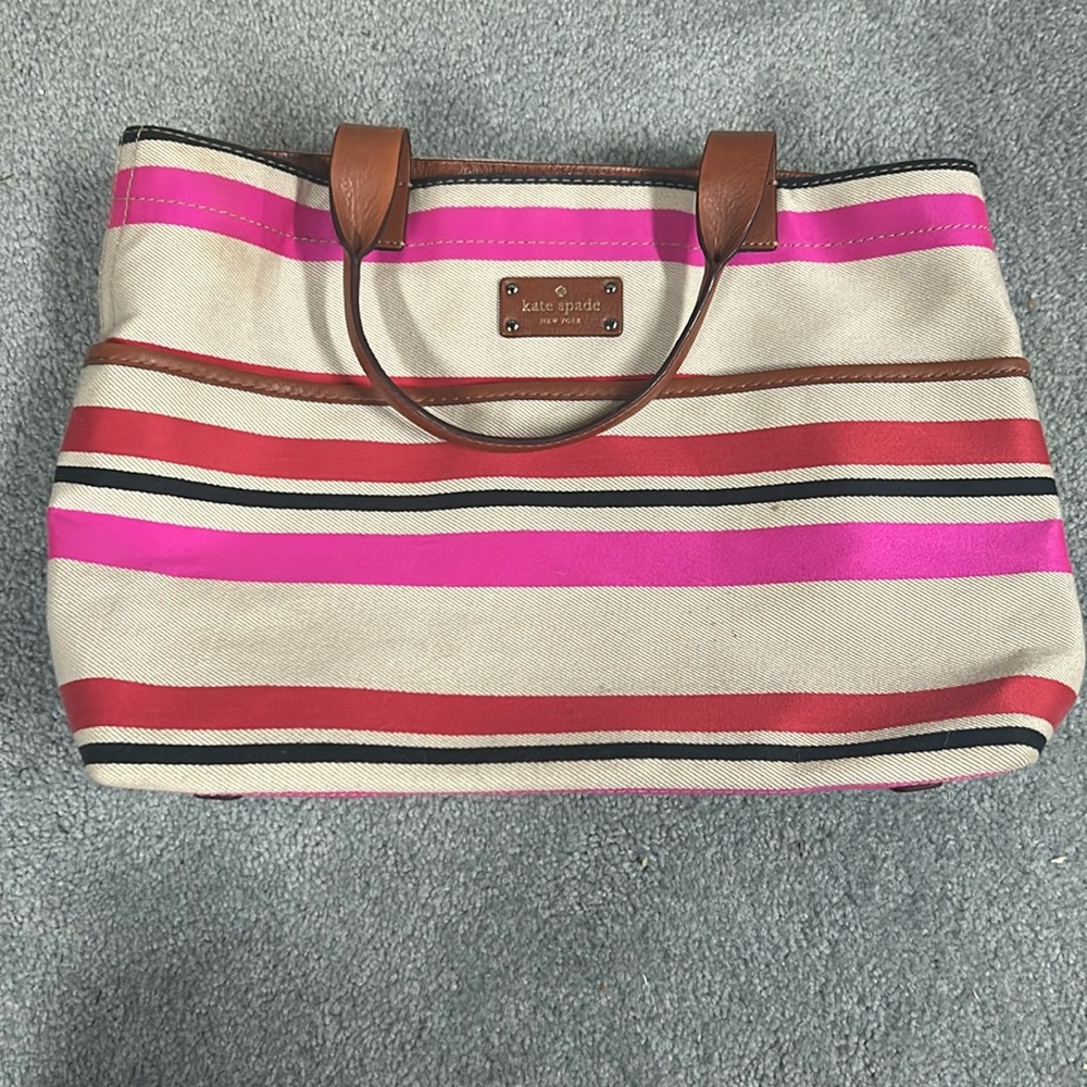 Kate spade canvas tote